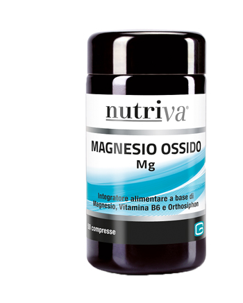 NUTRIVA MAGNESIO OSSIDO GI GROUP 50 COMPRESSE 1 G - pharmaonline24.it