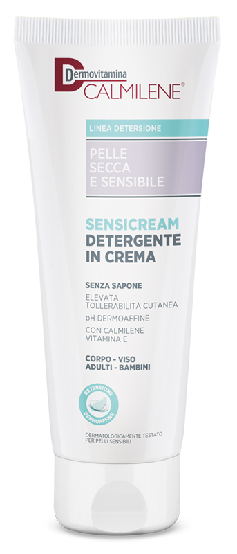 DERMOVITAMINA CALMILENE SENSICREAM DETERGENTE IN CREMA SENZA SAPONE PER PELLE SECCA E SENSIBILE 250 ML - pharmaonline24.it