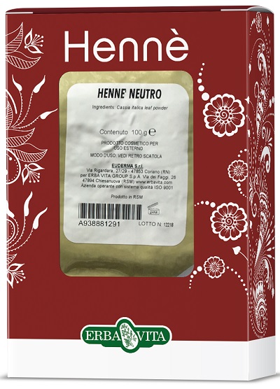 HENNE COLORANTE CAPELLI NEUTRO 100 G - pharmaonline24.it