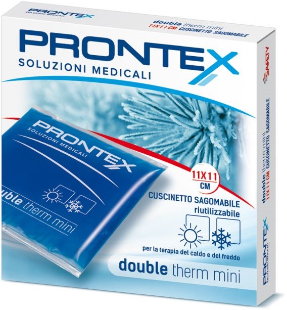 PRONTEX CUSCINETTO IN GEL RIUTILIZZABILE DOUBLE THERM 11X11CM - pharmaonline24.it