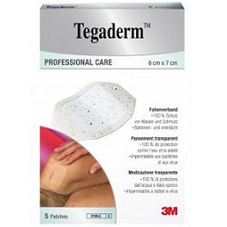 TEGADERM MEDICAZIONE IMPERMEABILE TRASPARENTE 5 PEZZI 6X7 CM - pharmaonline24.it