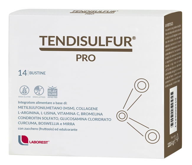 TENDISULFUR PRO 14 BUSTINE DA 8,6G - pharmaonline24.it