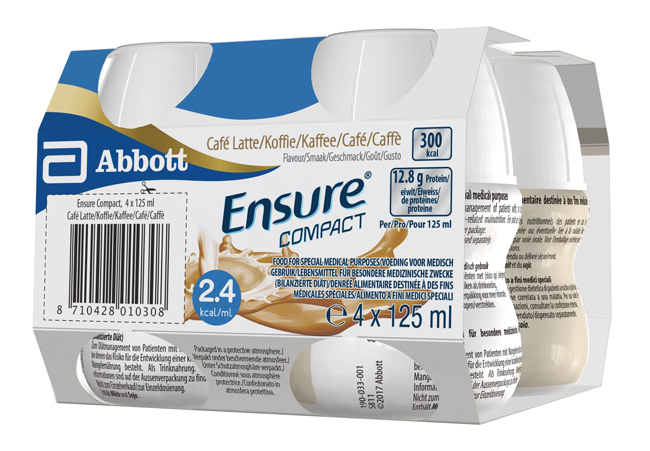 ENSURE COMPACT CAFFE 4 BOTTIGLIE DA 125 ML - pharmaonline24.it