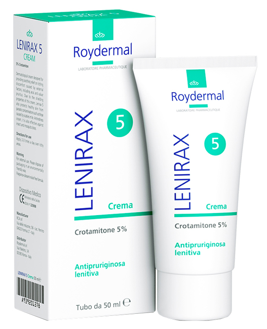 LENIRAX 5 CREMA DERMATOLOGICA CROTAMITONE 5% 50 ML - pharmaonline24.it
