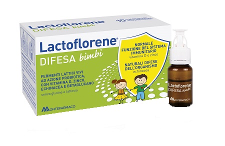 LACTOFLORENE DIFESA BAMBINI 10 FLACONI 100 ML - pharmaonline24.it