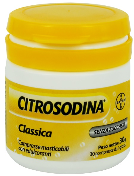CITROSODINA CLASSICA 30 COMPRESSE MASTICABILI - pharmaonline24.it