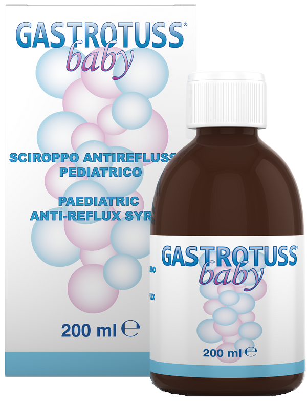BABY SCIROPPO ANTIREFLUSSO GASTROTUSS 200 ML - pharmaonline24.it