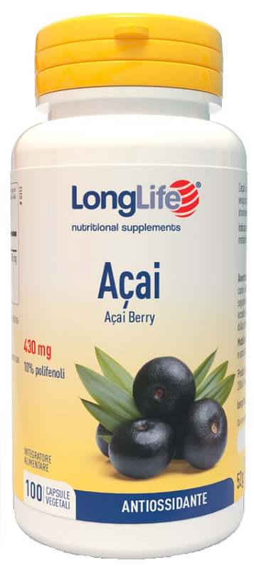 LONGLIFE ACAI 100 CAPSULE VEGETALI - pharmaonline24.it