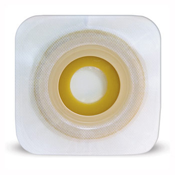 PLACCA PIANA ESTEEM SYNERGY PER SISTEMA 2 PEZZI 33-45 MM FLANGIA 61 MM CON ADESIVO IDROCOLLOIDALE 5 PEZZI - pharmaonline24.it