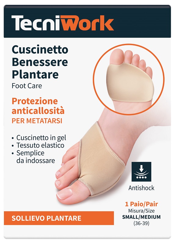 BENESSERE PLANTARE CUSCINETTO SMALL/MEDIUM 1 PAIO - pharmaonline24.it