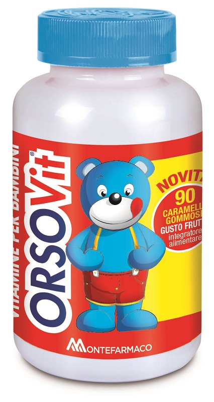 ORSOVIT CARAMELLE GOMMOSE 90 PEZZI - pharmaonline24.it