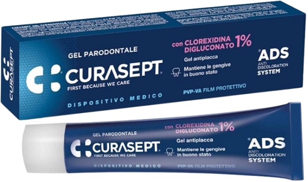 CURASEPT ADS GEL PARODONTALE CLOREXIDINA DIGLUCONATO 1% 30 ML - pharmaonline24.it