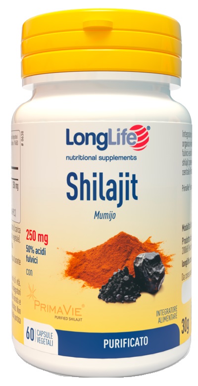 LONGLIFE SHILAJIT 60 CAPSULE - pharmaonline24.it