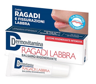 DERMOVITAMINA RAGADI LABBRA BALSAMO RIGENERANTE 8 ML - pharmaonline24.it