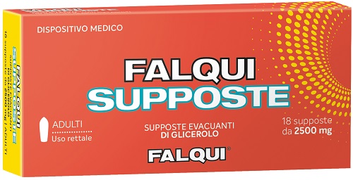 SUPPOSTE FALQUI 18 SUPPOSTE CON GLICERINA 2500MG ADULTI - pharmaonline24.it