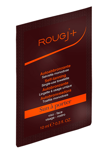 ROUGJ SALVIETTE AUTOABBRONZANTI MONOUSO BUSTINA 10 ML - pharmaonline24.it