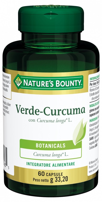 VERDE CURCUMA 60 CAPSULE 33,2 G - pharmaonline24.it