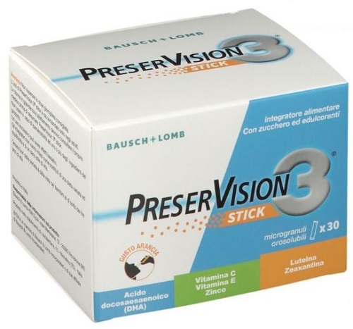 PRESERVISION 3 30 STICK OROSOLUBILI DA 2 G - pharmaonline24.it
