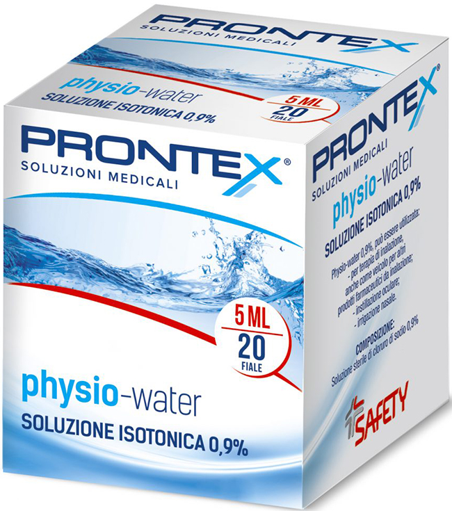 SOLUZIONE FISIOLOGICA PRONTEX PHYSIO ISOTONIC 20 FIALE DA 5 ML - pharmaonline24.it