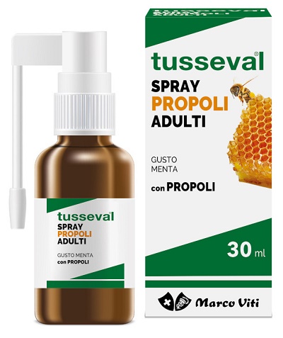 TUSSEVAL GOLA PROPOLI SPRAY PER ADULTI 30 ML - pharmaonline24.it