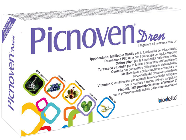 PICNOVEN DREN 100 COMPRESSE 62 G - pharmaonline24.it