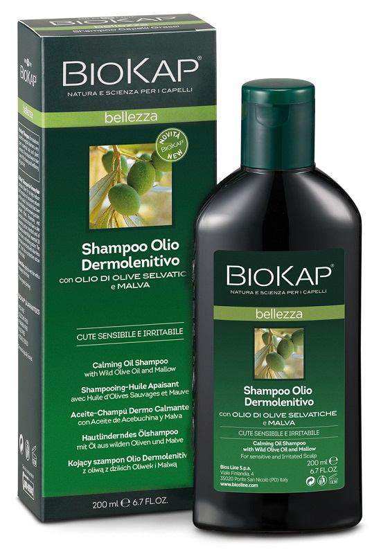 BIOKAP BELLEZZA SHAMPOO OLIO DERMOLENITIVO 200 ML BIOSLINE - pharmaonline24.it