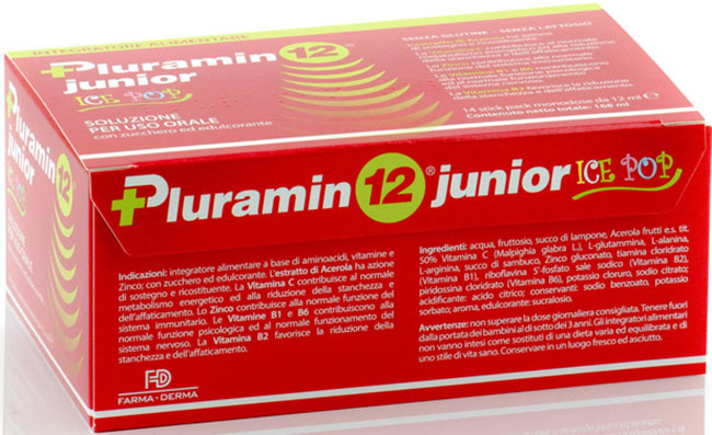 PLURAMIN12 JUNIOR 14 STICK PACK 12 ML - pharmaonline24.it