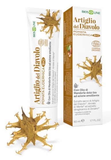 BIOSLINE ARTIGLIO DEL DIAVOLO POMATA EUDERMICA BIO CERT ECOCERT 50 ML - pharmaonline24.it
