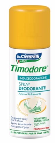 TIMODORE SPRAY DEODORANTE ALLO ZENZERO 150 ML - pharmaonline24.it
