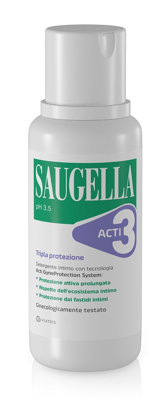 SAUGELLA ACTI3 DETERGENTE INTIMO 250 ML - pharmaonline24.it