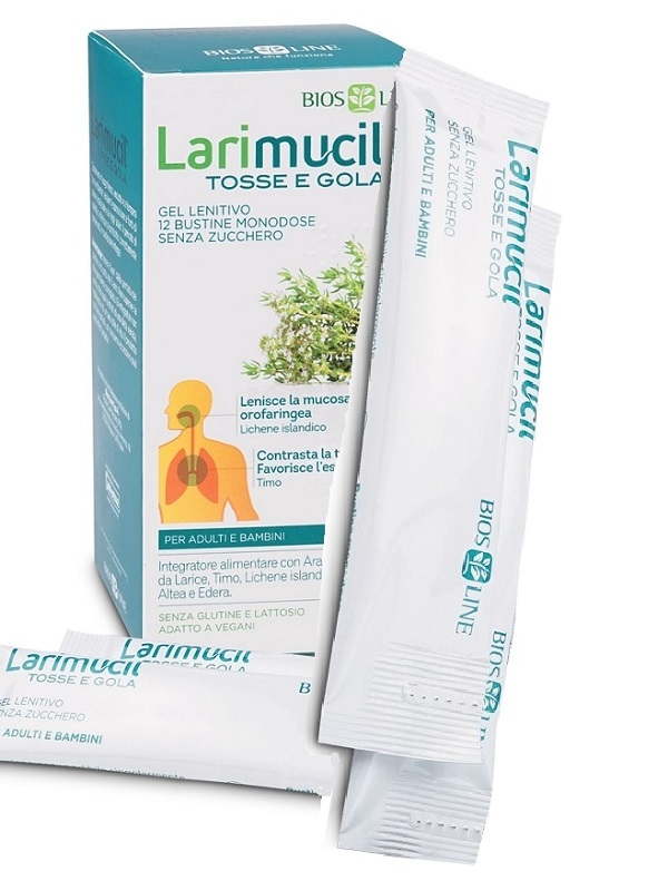 LARIMUCIL TOSSE GOLA 12 BUSTINE 10 ML - pharmaonline24.it