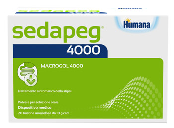 SEDAPEG 4000 20 BUSTINE MONODOSE X 10G HUMANA - pharmaonline24.it