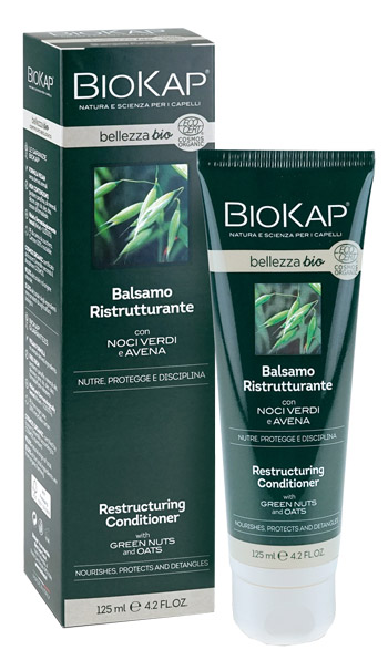 BIOKAP BELLEZZA BIO BALSAMO RISTRUTTURANTE COSMOS ECOCERT 125 ML BIOSLINE - pharmaonline24.it