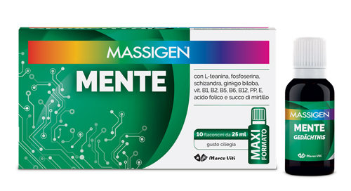 MASSIGEN MENTE 10 FLACONI DA 25 ML - pharmaonline24.it
