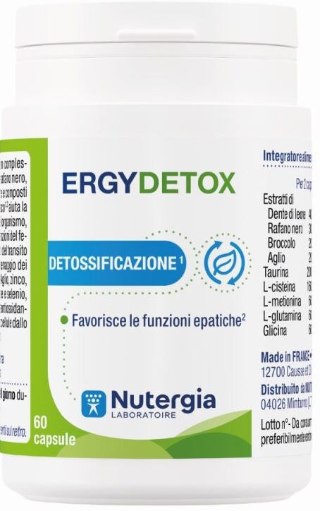 ERGYDETOX 60 CAPSULE - pharmaonline24.it