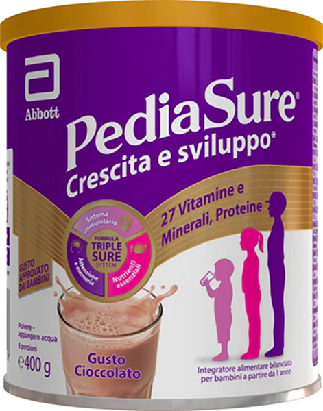 PEDIASURE CRESCITA&SVILUPPO CIOCCOLATO 850 G - pharmaonline24.it