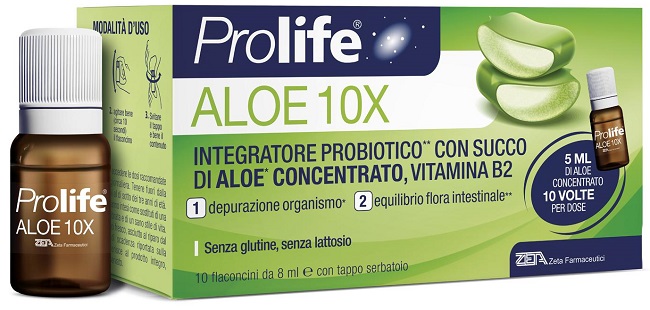 PROLIFE ALOE 10 FLACONI X 8 ML - pharmaonline24.it