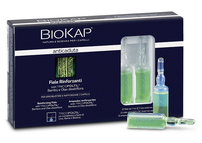 BIOKAP FIALE RINFORZANTI ANTICADUTA CON TRICOLTIL 12 PEZZI DA 7 ML NEW - pharmaonline24.it