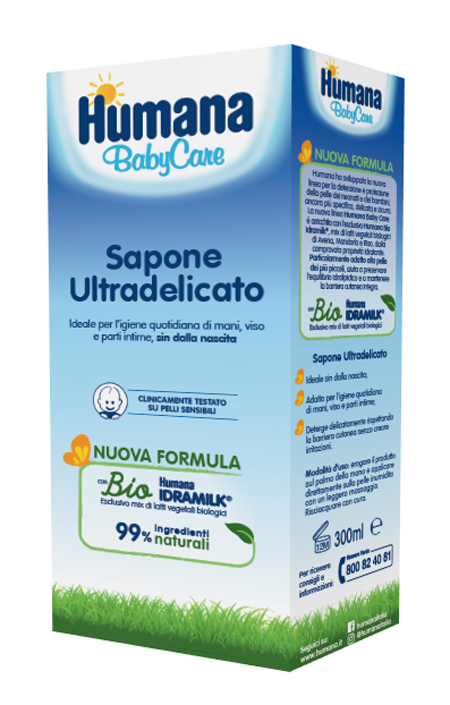 HUMANA BABY CARE SAPONE LIQUIDO 300 ML - pharmaonline24.it