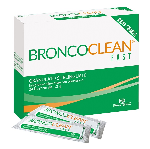 BRONCOCLEAN FAST GRANULATO SUBLINGUALE 24 BUSTINE - pharmaonline24.it