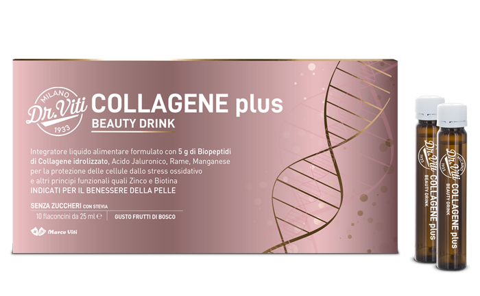 DR VITI COLLAGENE BEAUTY DRINK PLUS 250 ML - pharmaonline24.it