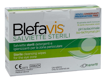 BLEFAVIS SALVIETTE STERILI 18 PEZZI - pharmaonline24.it