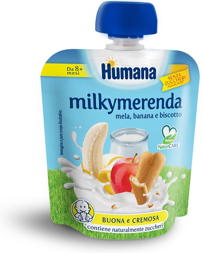 MILKYMERENDA MELA-BANANA BISCOTTO 100 G - pharmaonline24.it