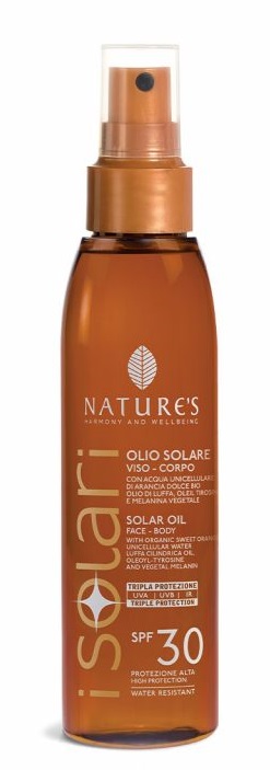NATURE'S I SOLARI OLIO SOLARE VISO CORPO SPF 30 150 ML - pharmaonline24.it