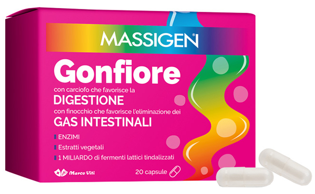 MASSIGEN GONFIORE 20 CAPSULE - pharmaonline24.it