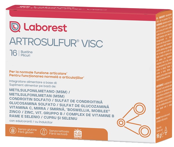 ARTROSULFUR VISC 16 BUSTINE DA 6 G - pharmaonline24.it