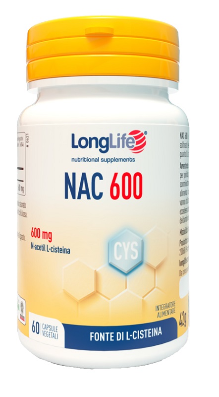 LONGLIFE NAC 600MG 60 CAPSULE - pharmaonline24.it