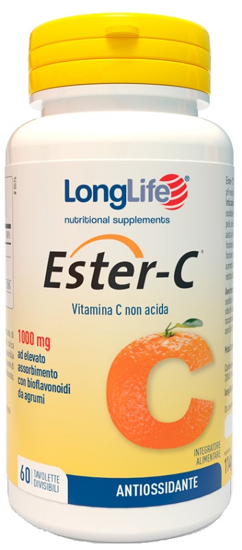 LONGLIFE ESTER C 1000MG 60 TAVOLETTE - pharmaonline24.it