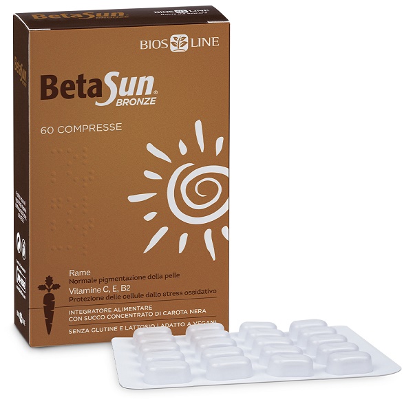 BIOSLINE BETASUN BRONZE 60 COMPRESSE - pharmaonline24.it
