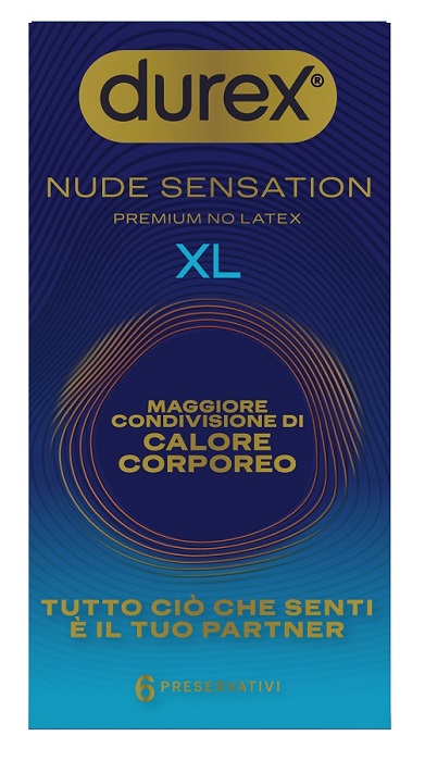 PRESERVATIVO DUREX NUDE SENSATION XL 6 PEZZI - pharmaonline24.it